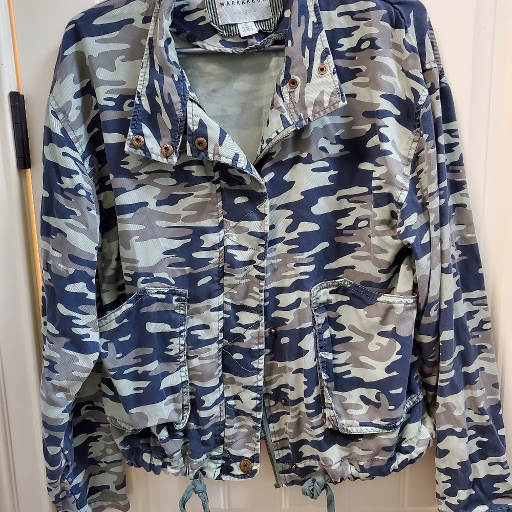 Anthropologie Marrakech camo jacket